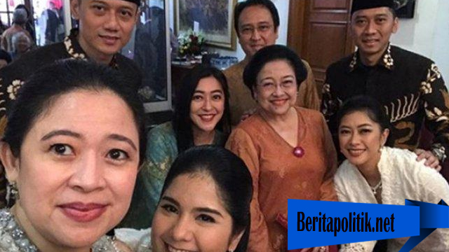 Kedua Anak SBY Datang Idulfitri Ke Tempat Megawati